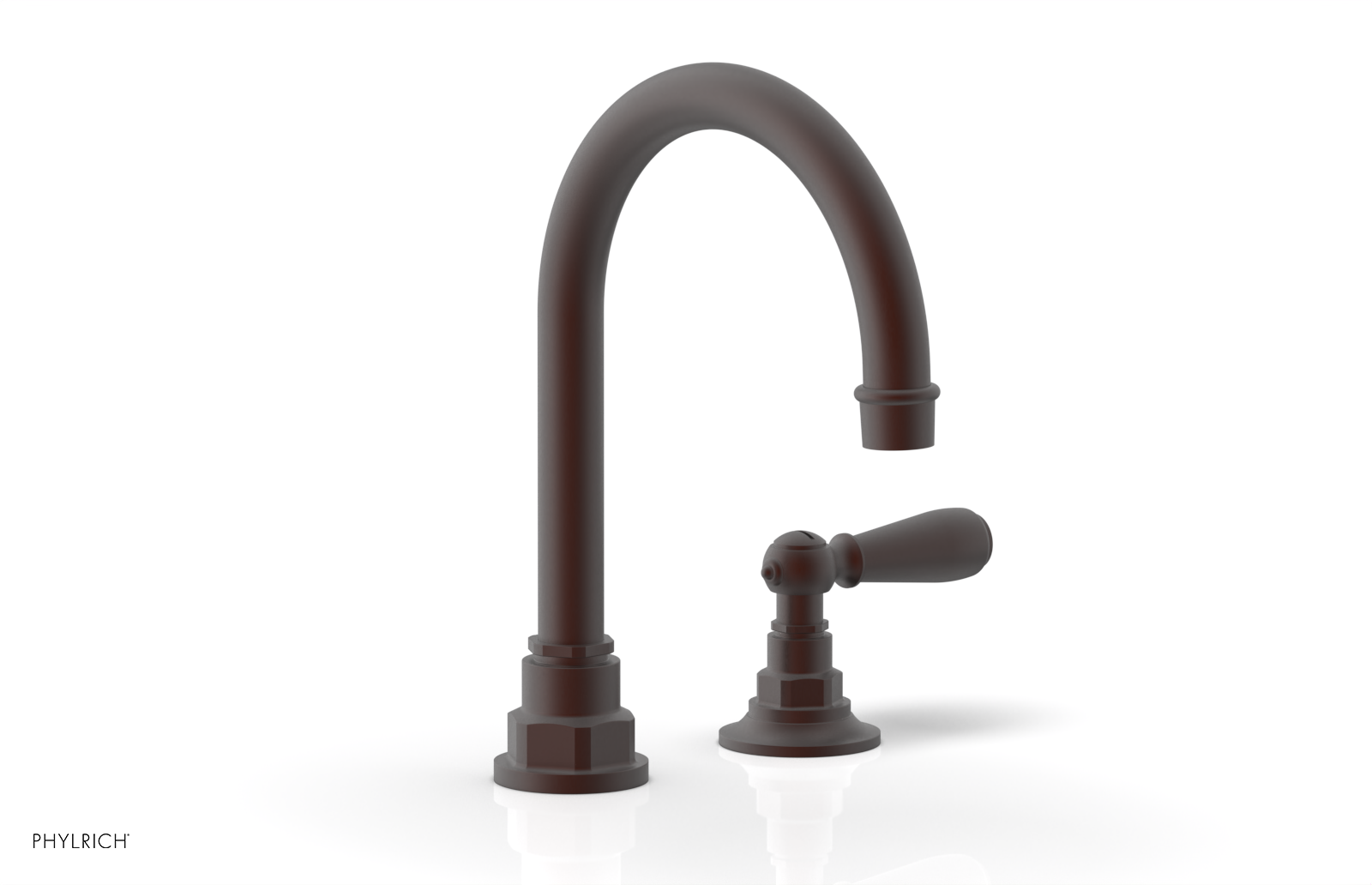 Phylrich Jamestown High Spout Single Handle Faucet with Lever Handle