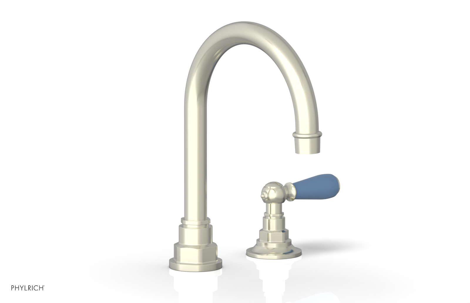 Phylrich Jamestown High Spout Single Handle Faucet with Lever Handle
