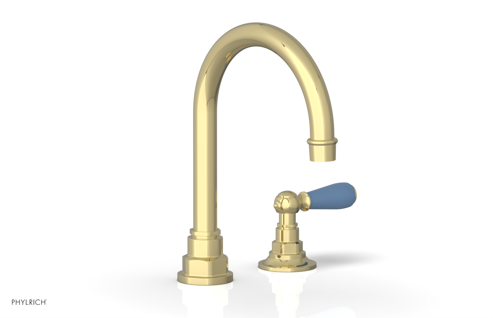 Phylrich Jamestown High Spout Single Handle Faucet with Lever Handle