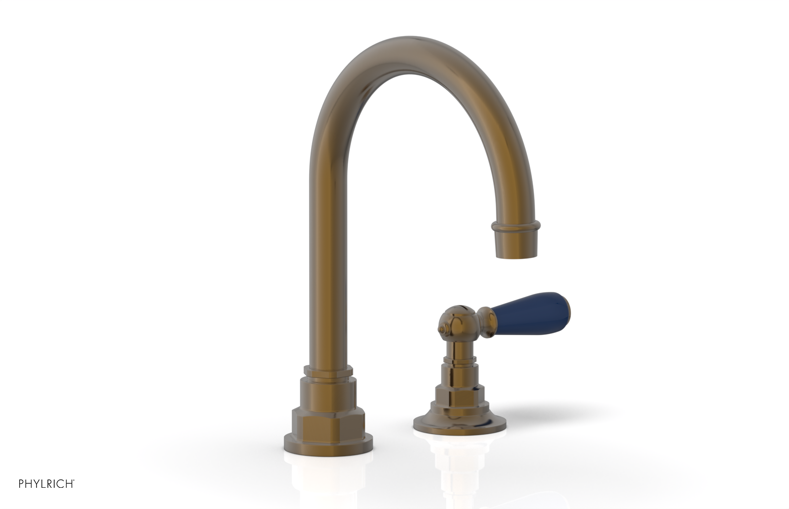 Phylrich Jamestown High Spout Single Handle Faucet with Lever Handle