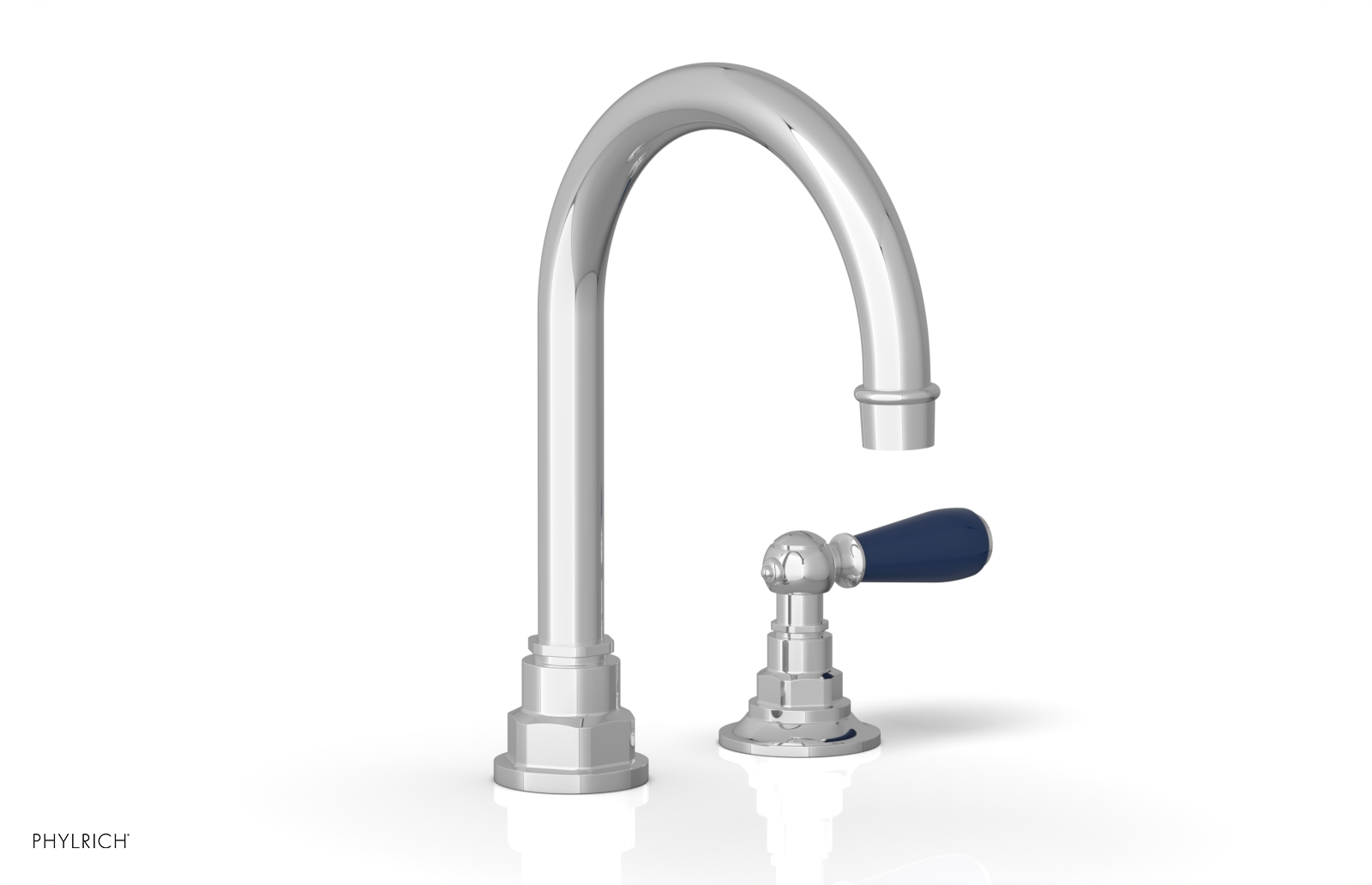 Phylrich Jamestown High Spout Single Handle Faucet with Lever Handle