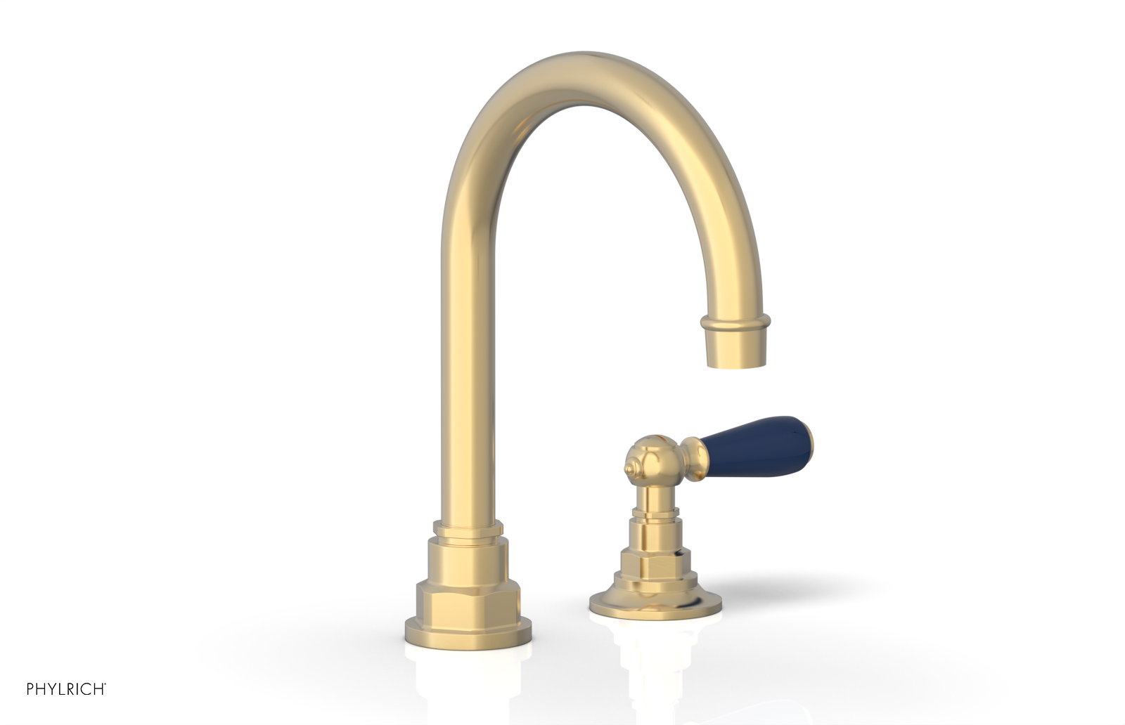 Phylrich Jamestown High Spout Single Handle Faucet with Lever Handle