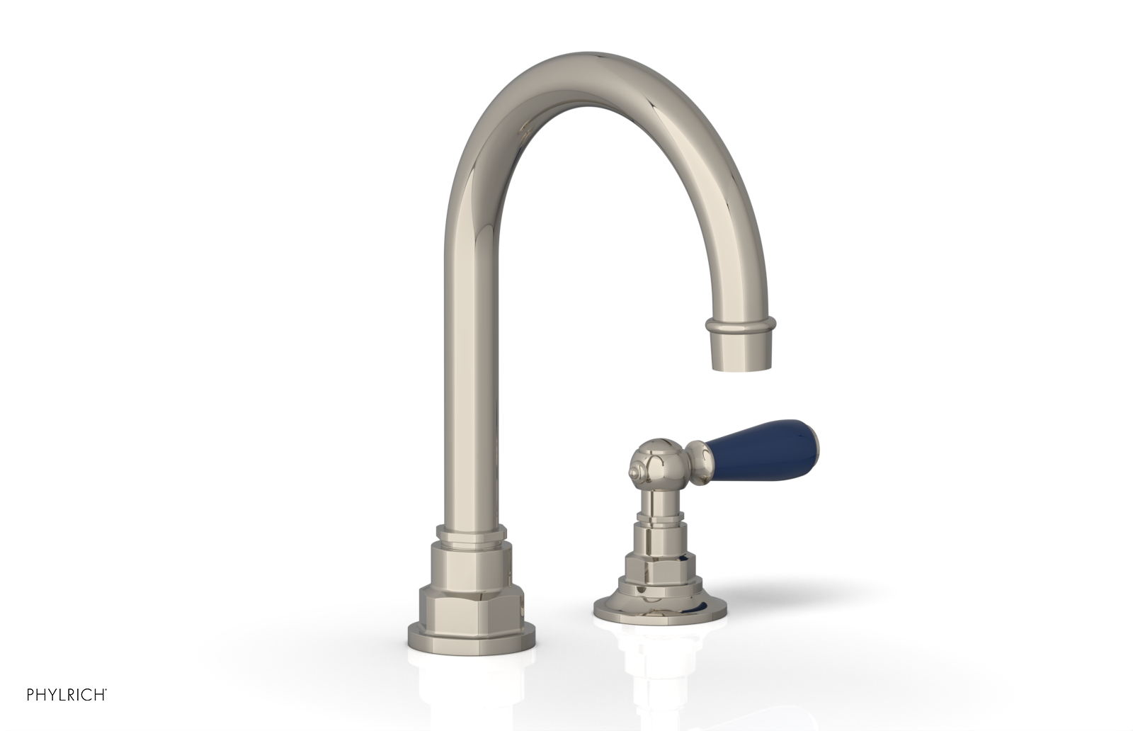Phylrich Jamestown High Spout Single Handle Faucet with Lever Handle