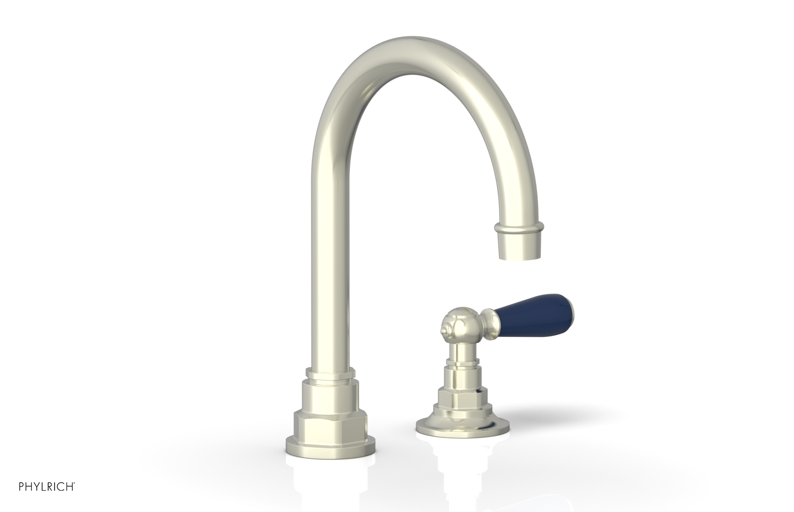 Phylrich Jamestown High Spout Single Handle Faucet with Lever Handle