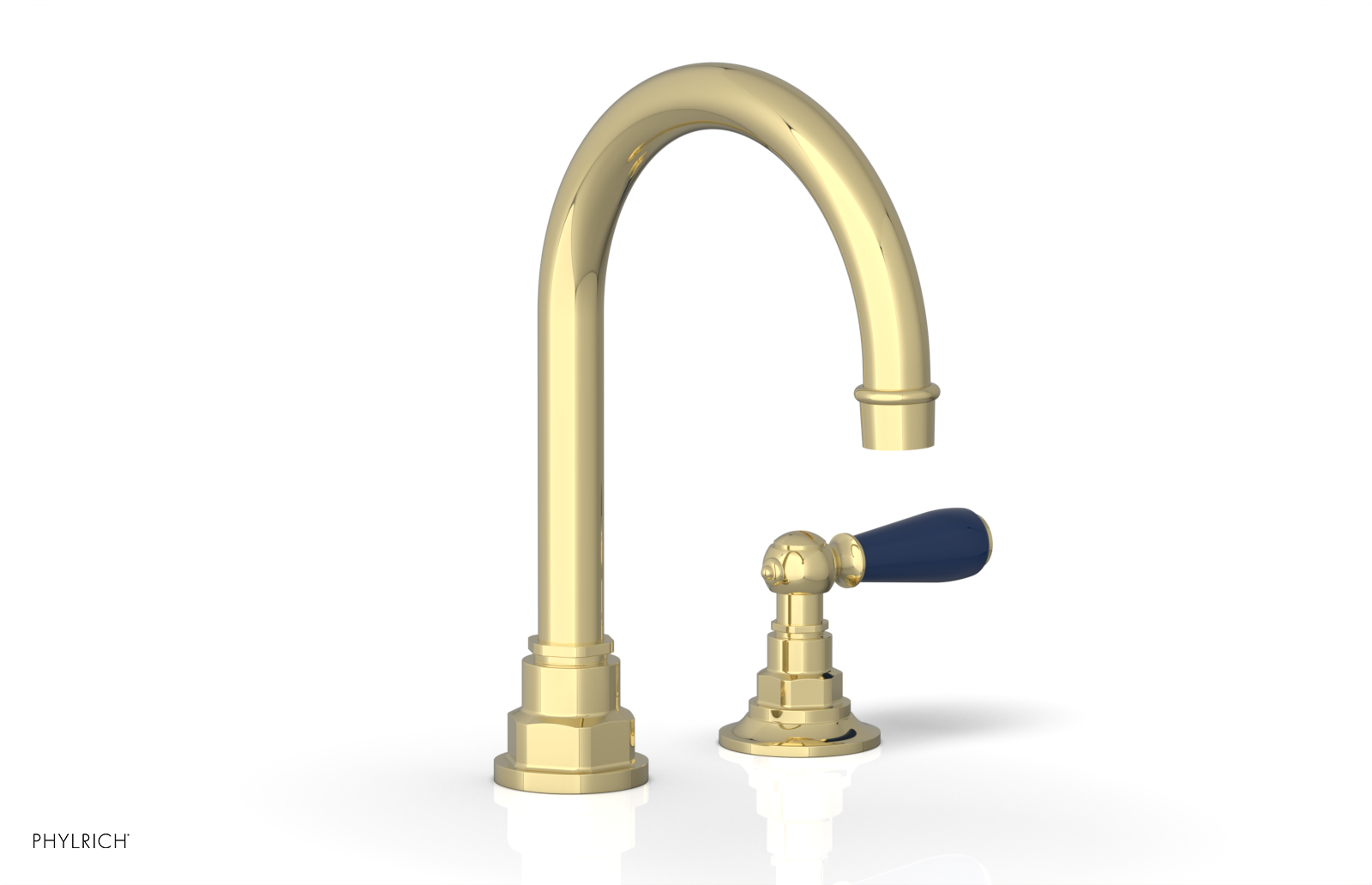 Phylrich Jamestown High Spout Single Handle Faucet with Lever Handle