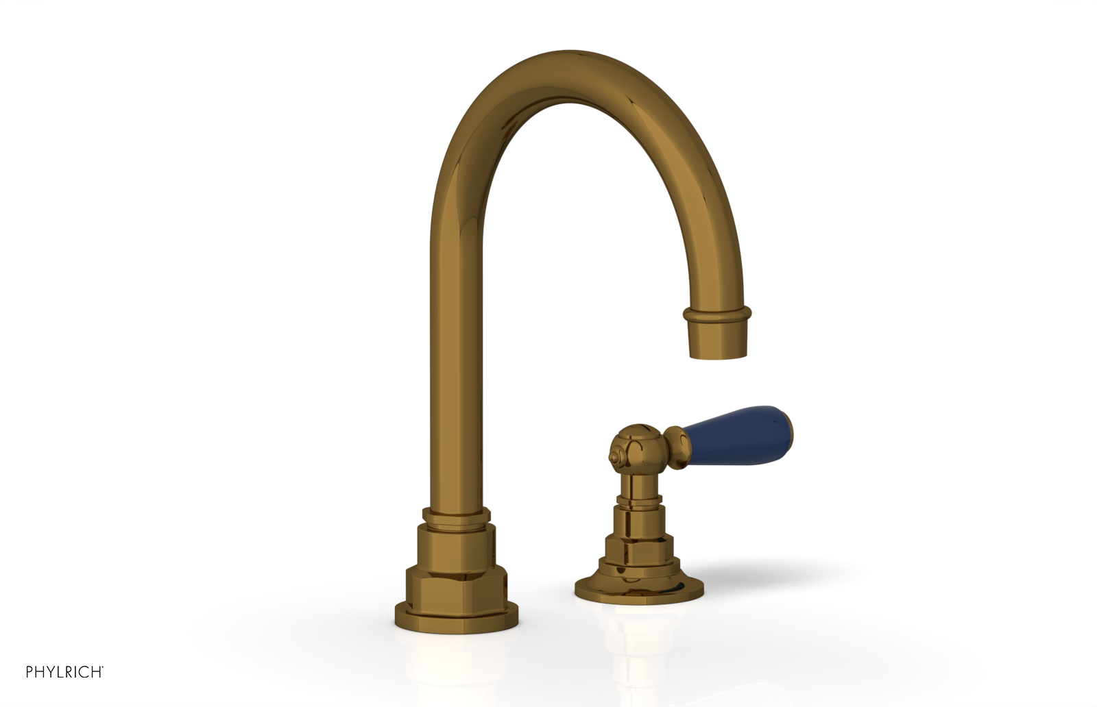 Phylrich Jamestown High Spout Single Handle Faucet with Lever Handle