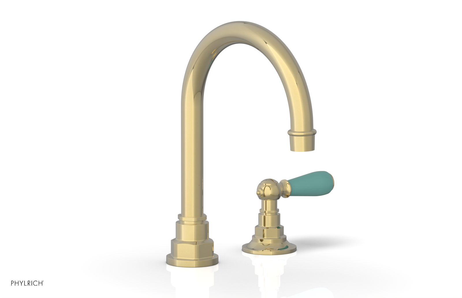 Phylrich Jamestown High Spout Single Handle Faucet with Lever Handle