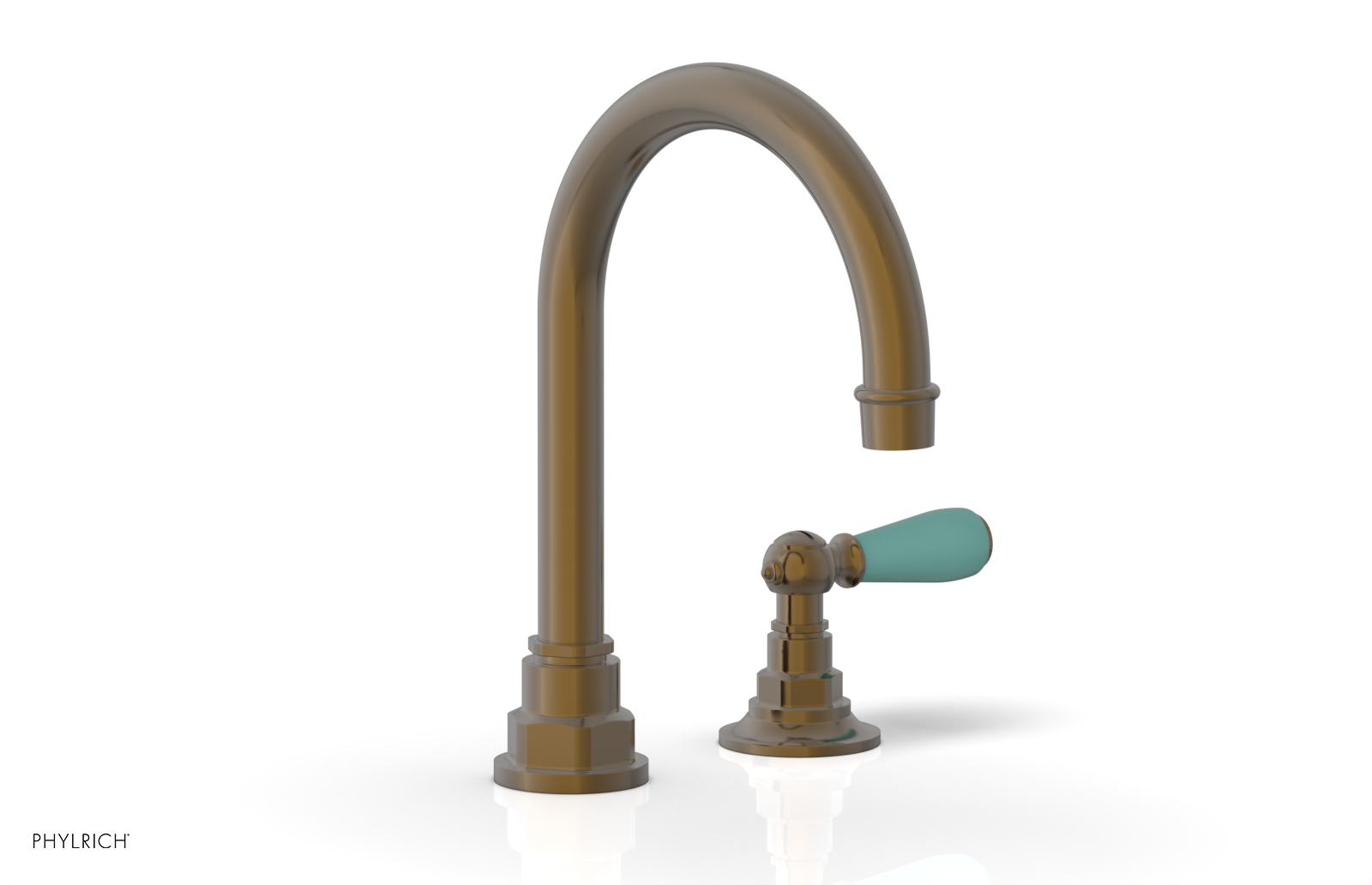 Phylrich Jamestown High Spout Single Handle Faucet with Lever Handle