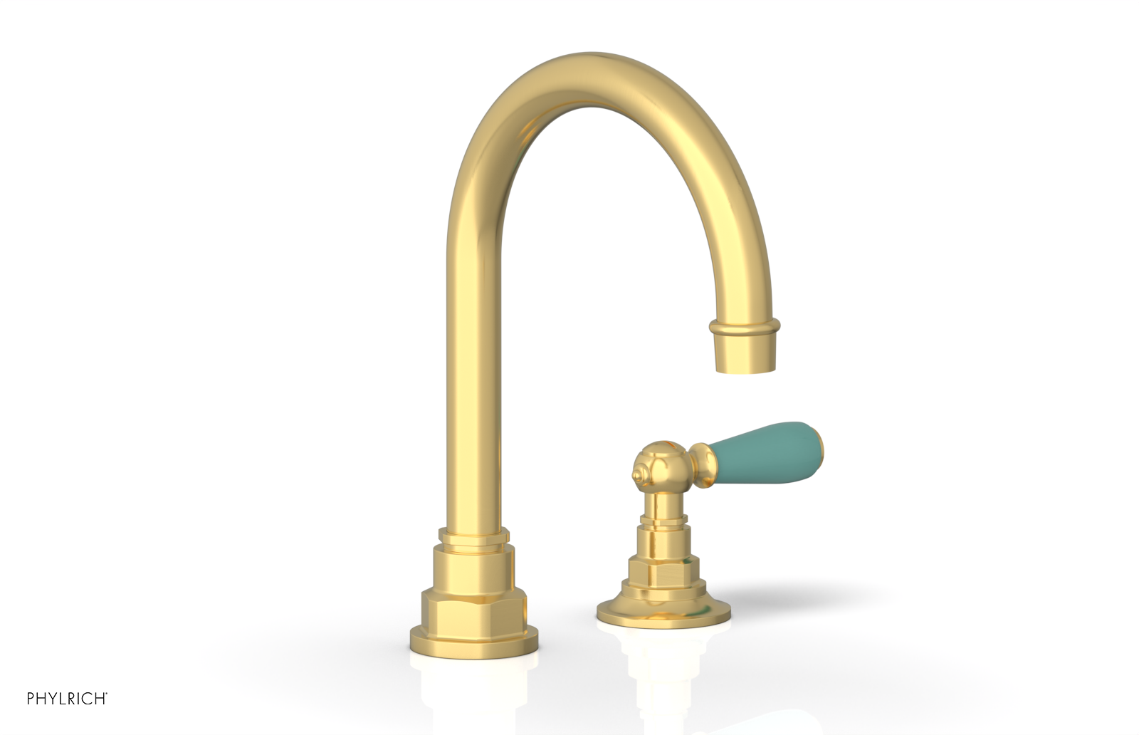 Phylrich Jamestown High Spout Single Handle Faucet with Lever Handle