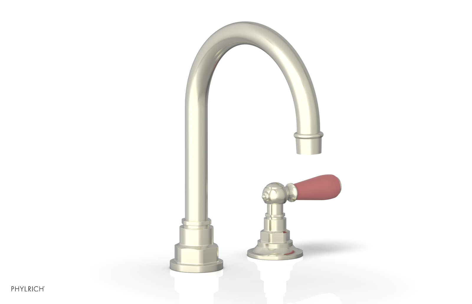 Phylrich Jamestown High Spout Single Handle Faucet with Lever Handle
