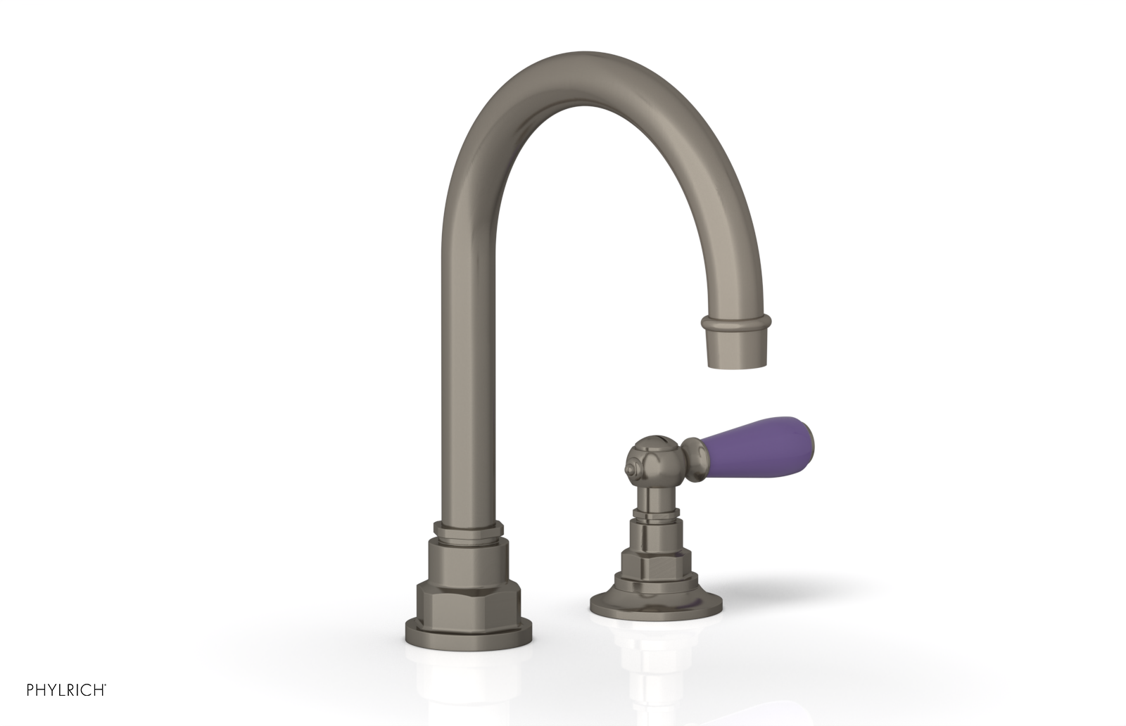 Phylrich Jamestown High Spout Single Handle Faucet with Lever Handle