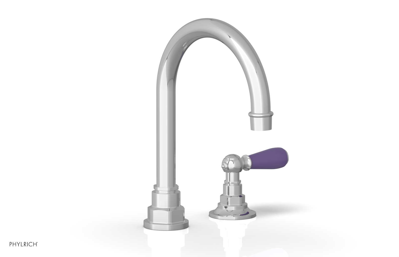 Phylrich Jamestown High Spout Single Handle Faucet with Lever Handle