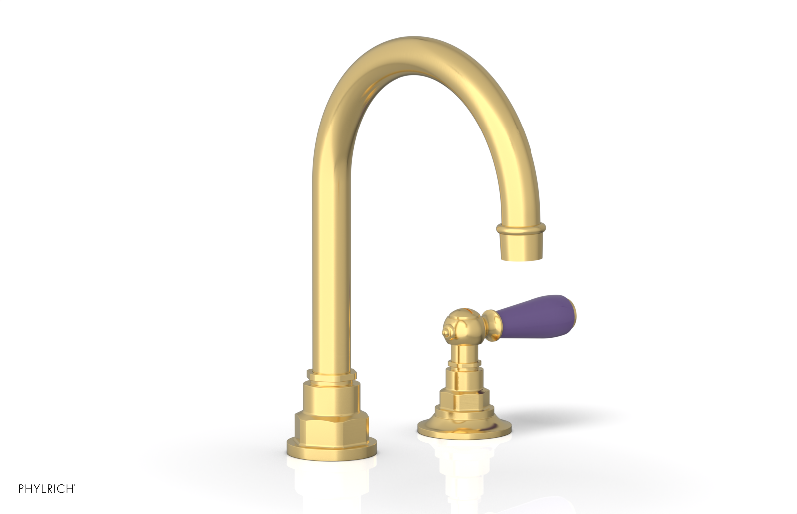 Phylrich Jamestown High Spout Single Handle Faucet with Lever Handle