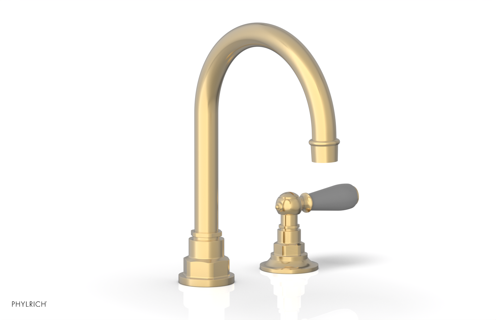 Phylrich Jamestown High Spout Single Handle Faucet with Lever Handle