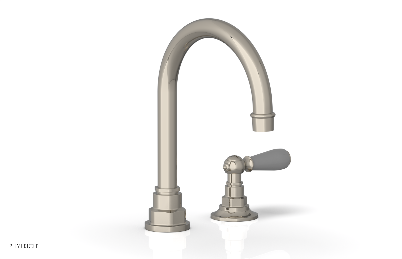 Phylrich Jamestown High Spout Single Handle Faucet with Lever Handle