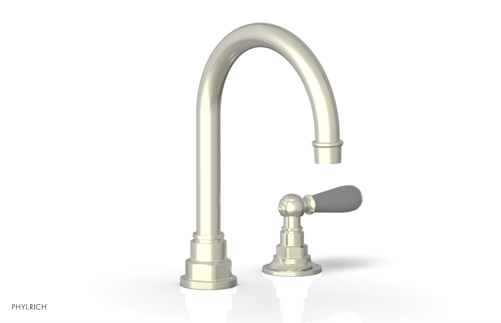 Phylrich Jamestown High Spout Single Handle Faucet with Lever Handle