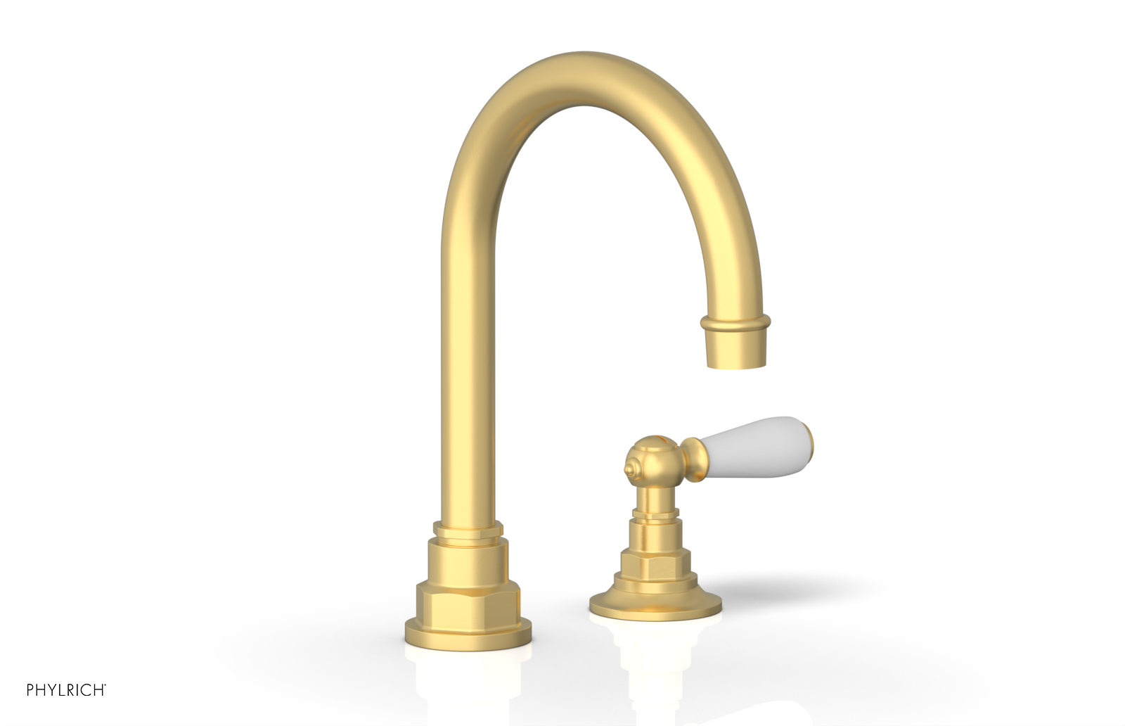 Phylrich Jamestown High Spout Single Handle Faucet with Lever Handle