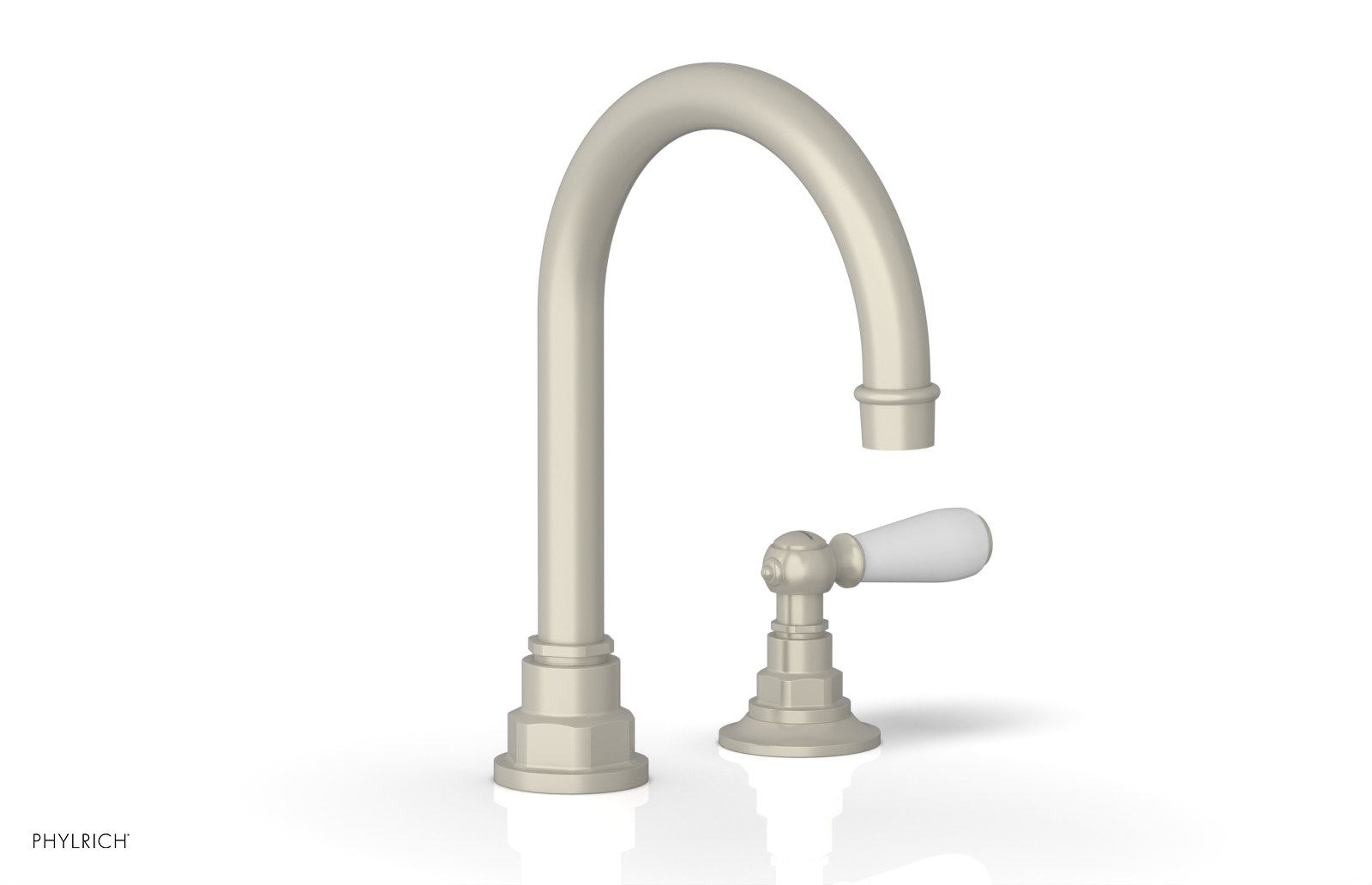 Phylrich Jamestown High Spout Single Handle Faucet with Lever Handle