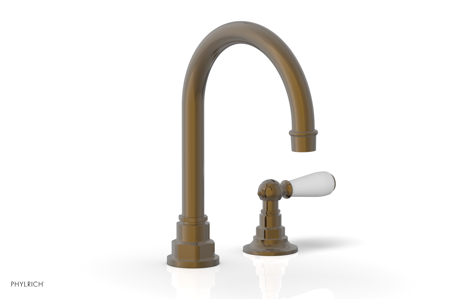 Phylrich Jamestown High Spout Single Handle Faucet with Lever Handle