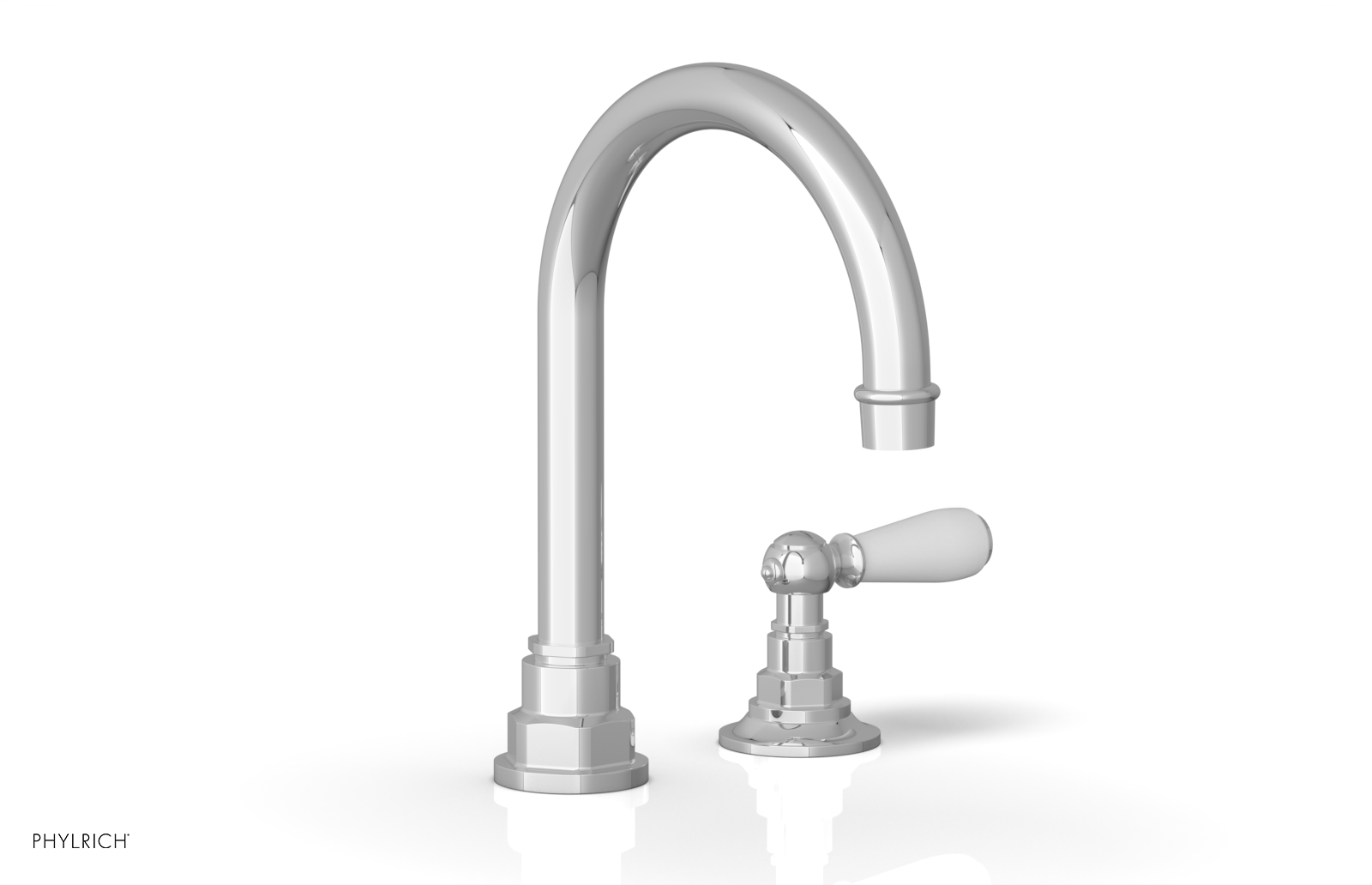 Phylrich Jamestown High Spout Single Handle Faucet with Lever Handle