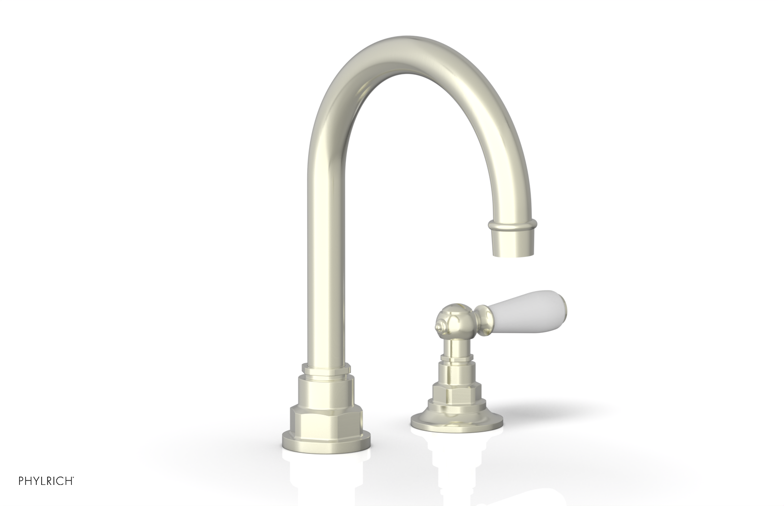 Phylrich Jamestown High Spout Single Handle Faucet with Lever Handle