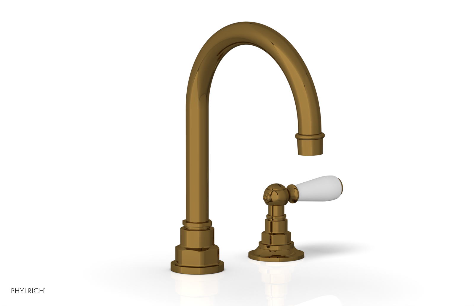 Phylrich Jamestown High Spout Single Handle Faucet with Lever Handle