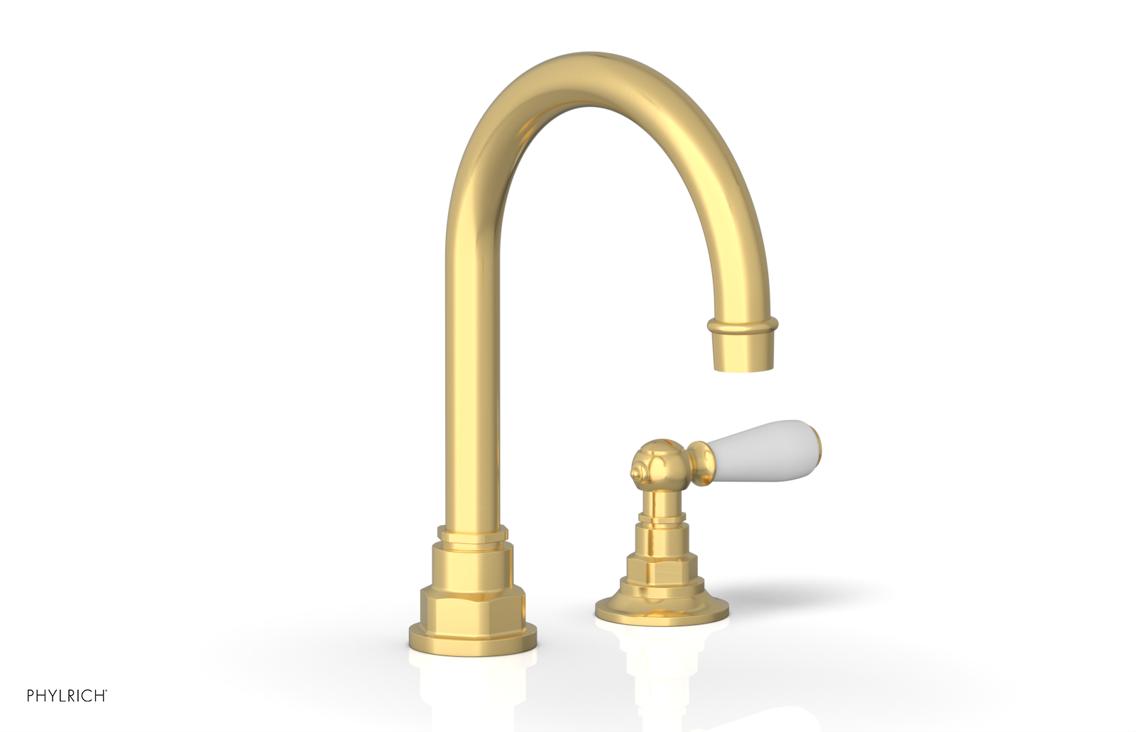 Phylrich Jamestown High Spout Single Handle Faucet with Lever Handle