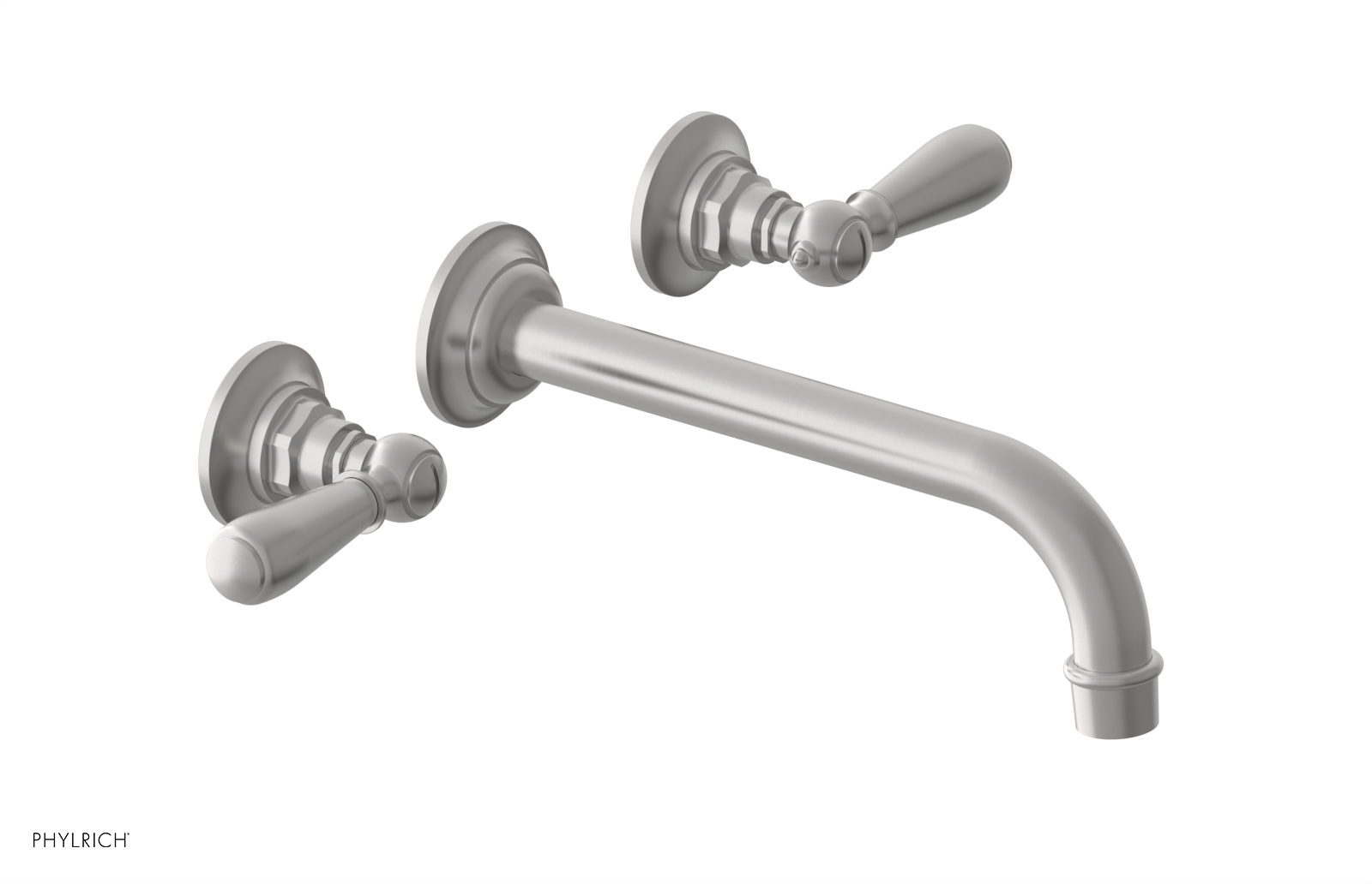 Phylrich Jamestown 10" Spout Wall Tub Set with Lever Handle