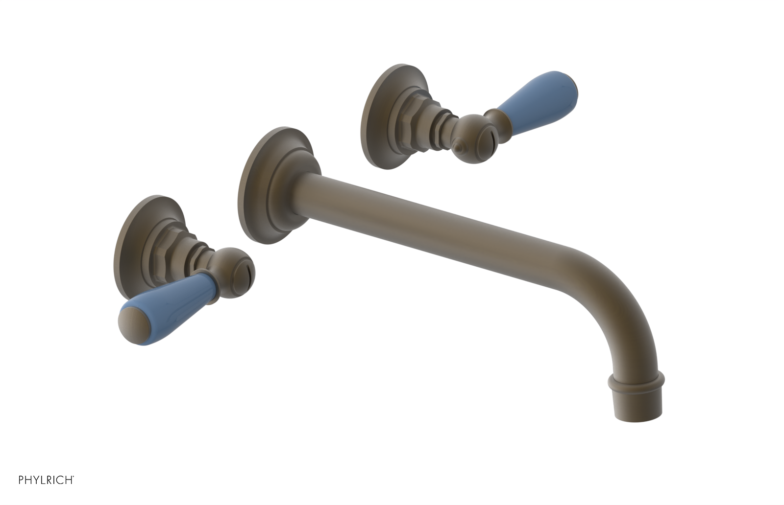 Phylrich Jamestown 10" Spout Wall Tub Set with Lever Handle