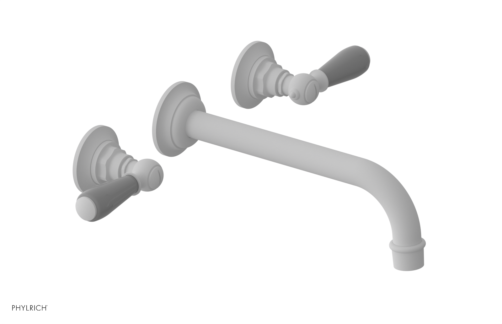 Phylrich Jamestown 10" Spout Wall Tub Set with Lever Handle