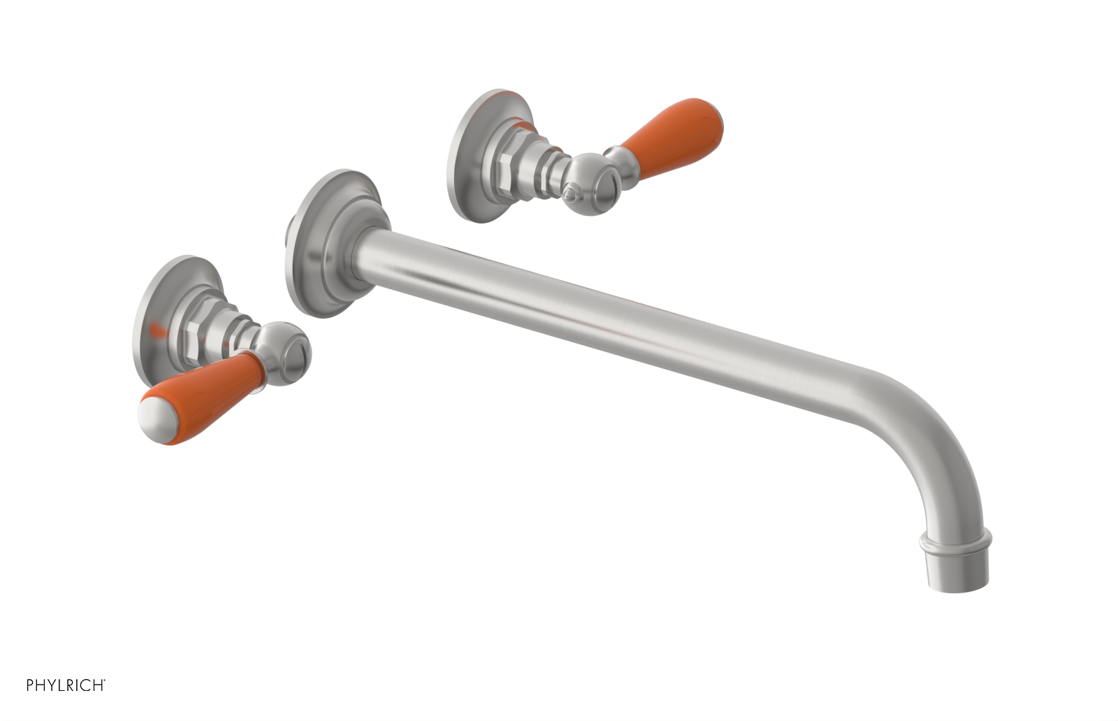 Phylrich Jamestown 12" Spout Wall Tub Set with Lever Handle