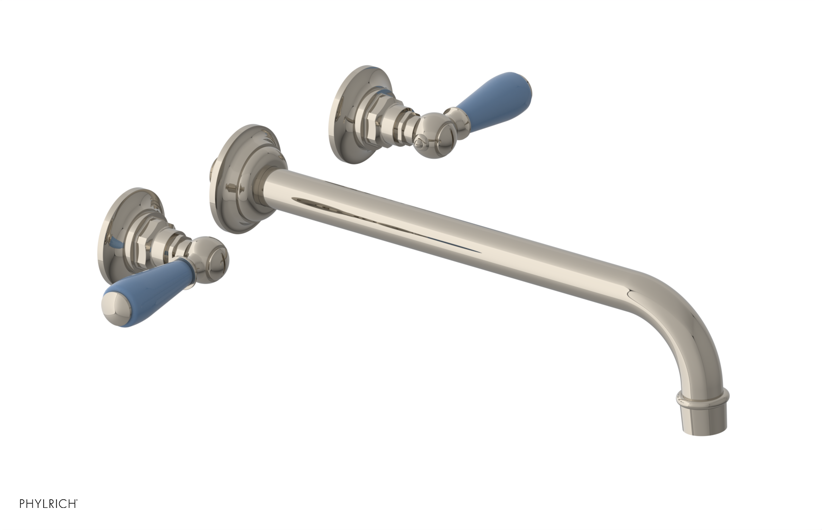 Phylrich Jamestown 12" Spout Wall Tub Set with Lever Handle