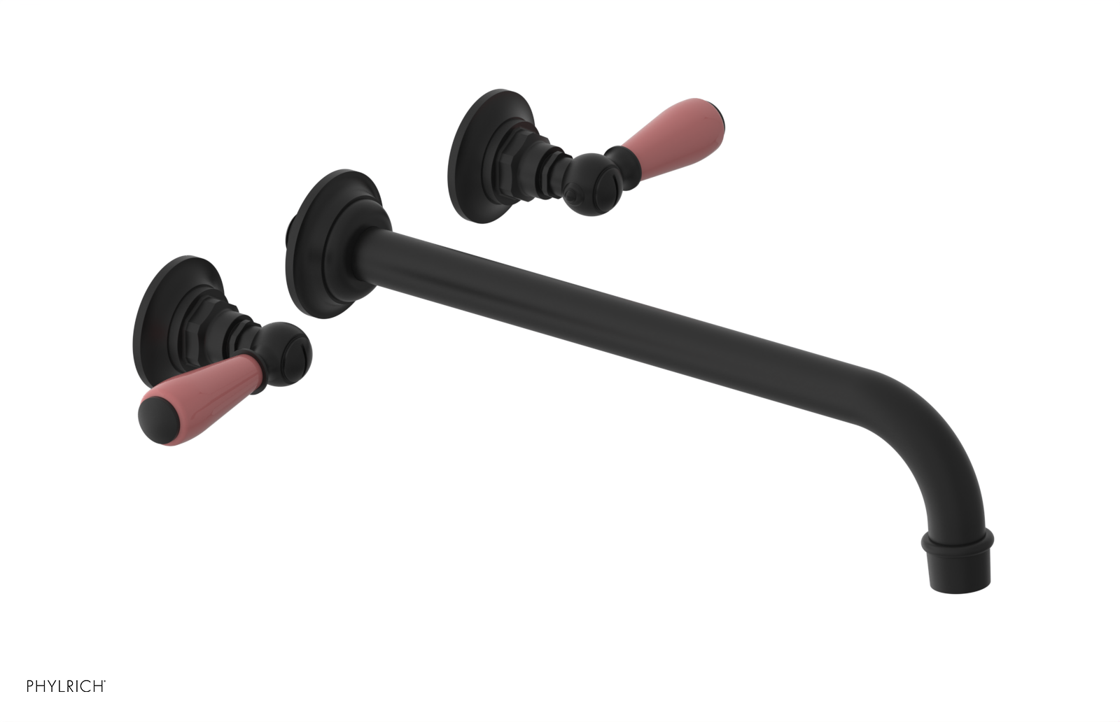 Phylrich Jamestown 12" Spout Wall Tub Set with Lever Handle