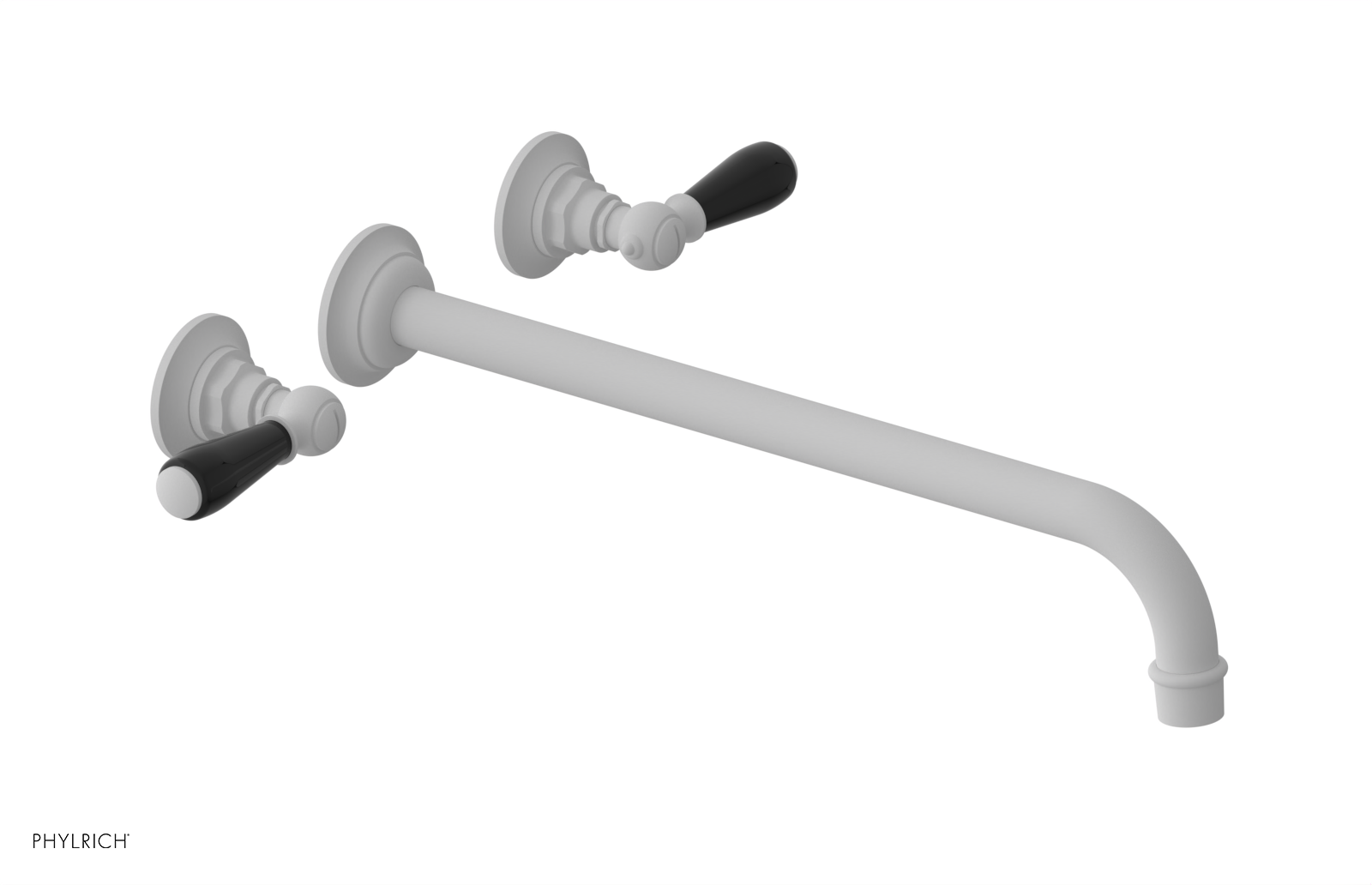 Phylrich Jamestown 14" Spout Wall Tub Set with Lever Handle