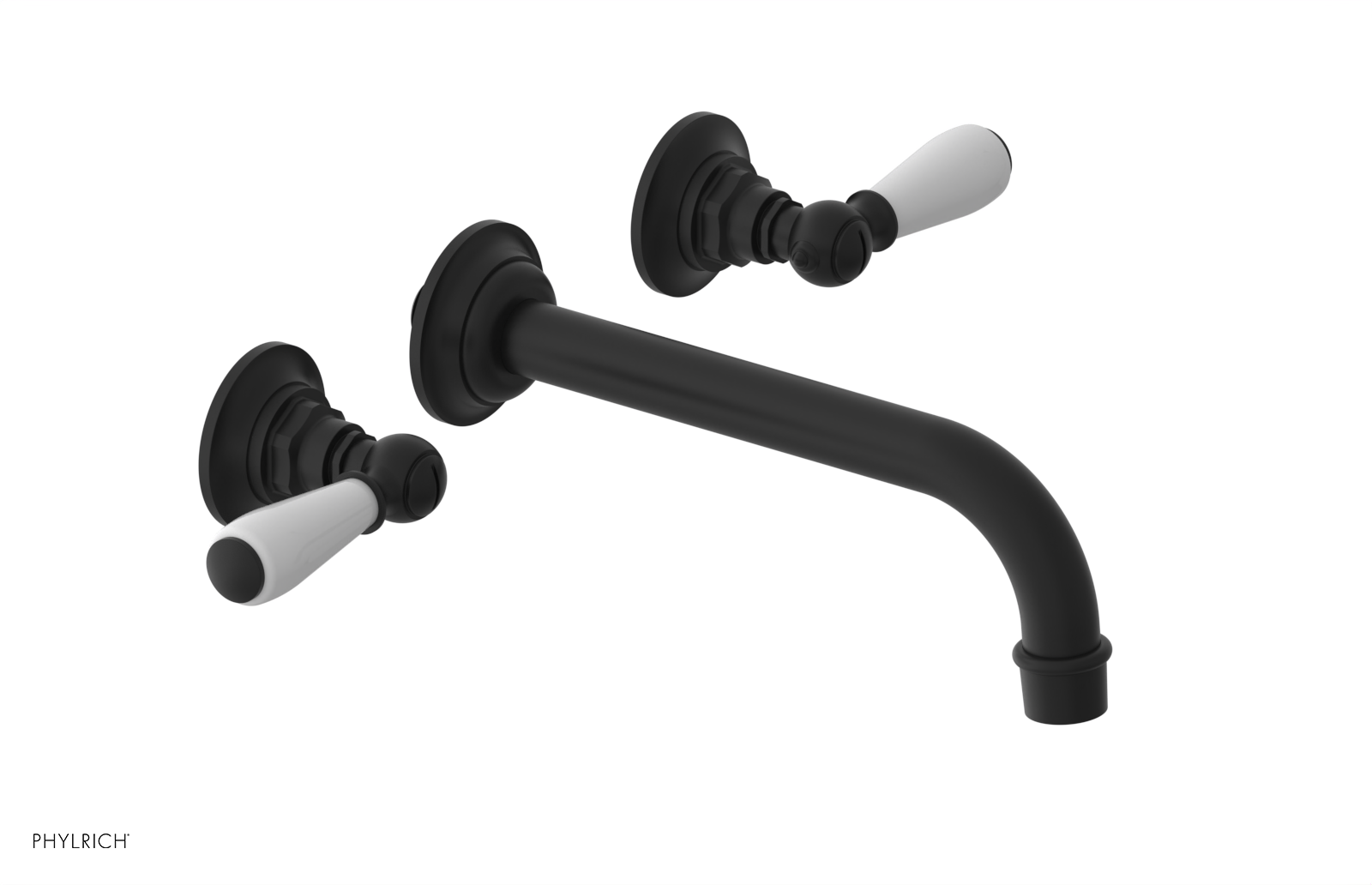 Phylrich Jamestown Wall Lavatory Set with Lever Handle