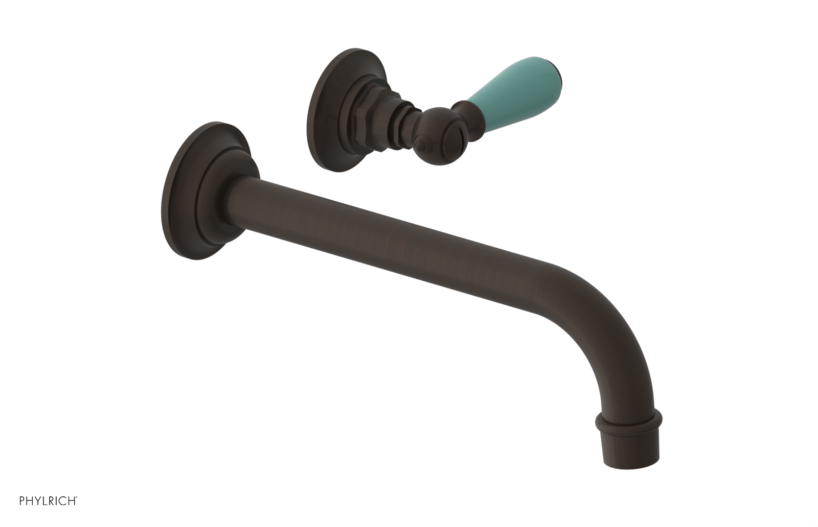 Phylrich Jamestown 10" Spout Single Handle Wall Lavatory Set