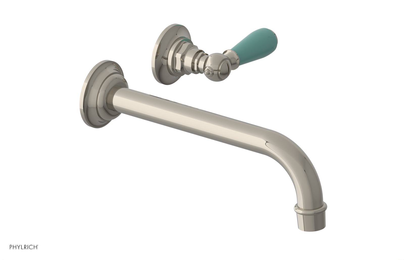 Phylrich Jamestown 10" Spout Single Handle Wall Lavatory Set