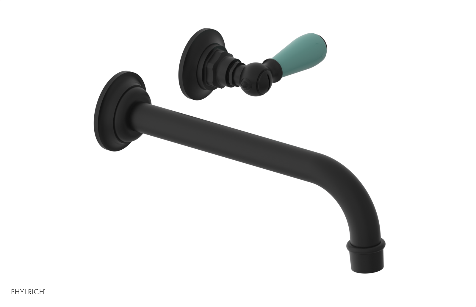 Phylrich Jamestown 10" Spout Single Handle Wall Lavatory Set