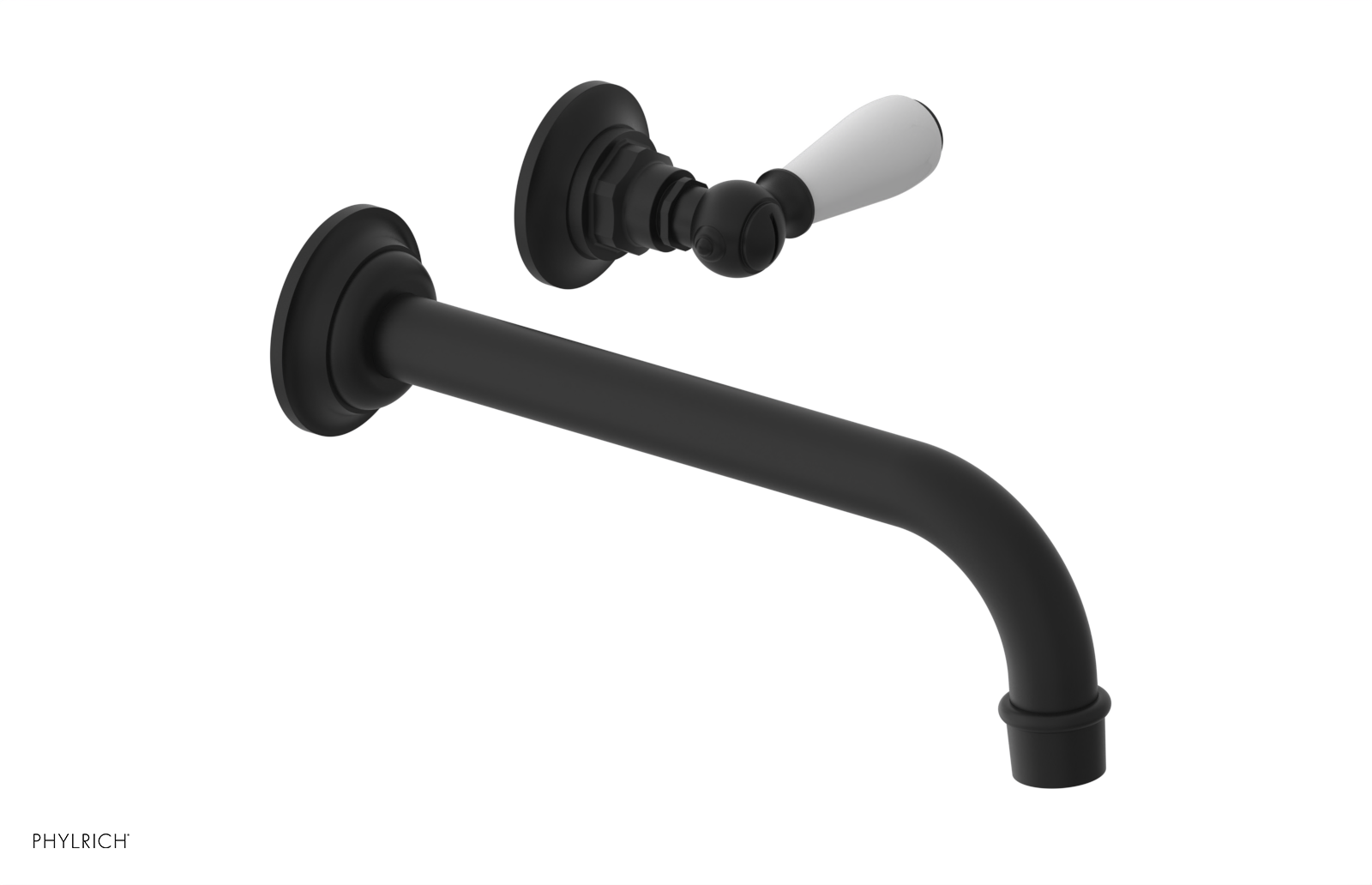 Phylrich Jamestown 10" Spout Single Handle Wall Lavatory Set