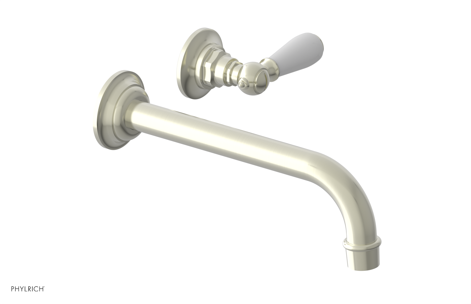 Phylrich Jamestown 10" Spout Single Handle Wall Lavatory Set