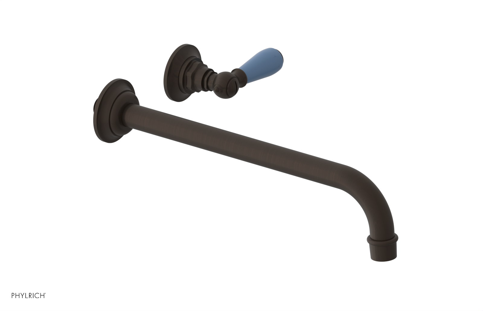 Phylrich Jamestown 12" Spout Single Handle Wall Lavatory Set