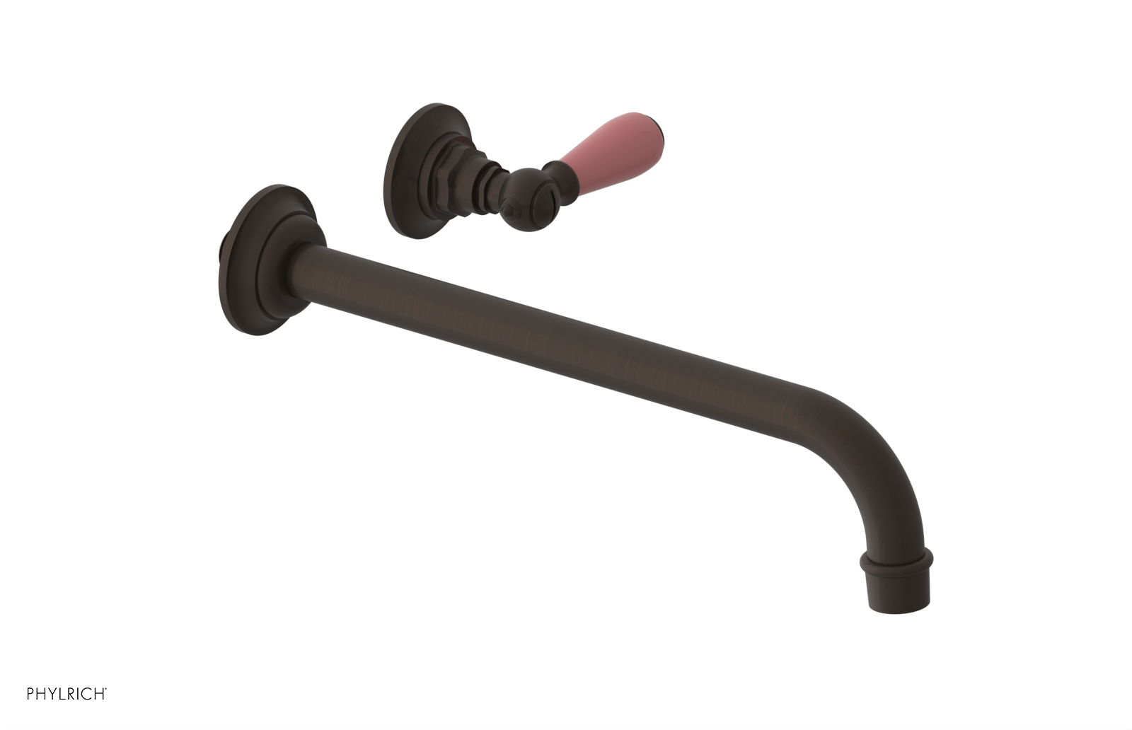 Phylrich Jamestown 12" Spout Single Handle Wall Lavatory Set