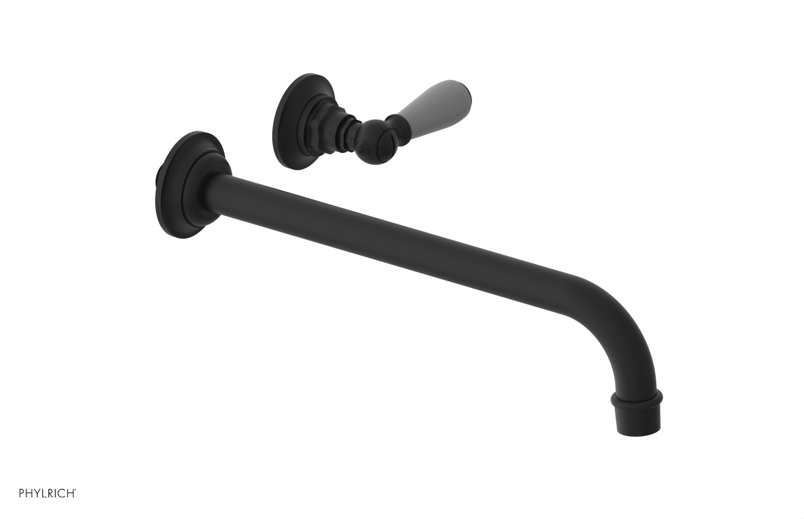 Phylrich Jamestown 12" Spout Single Handle Wall Lavatory Set