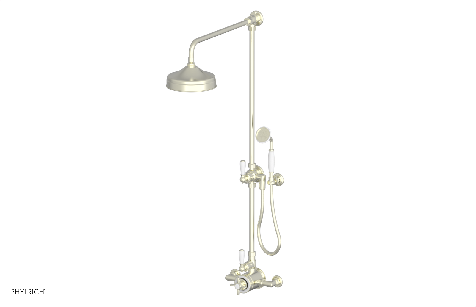 Phylrich Jamestown Exposed Shower with Hand Shower