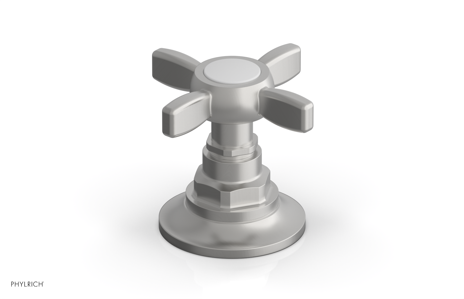 Phylrich Jamestown Volume Control/Diverter Trim with Cross Handle