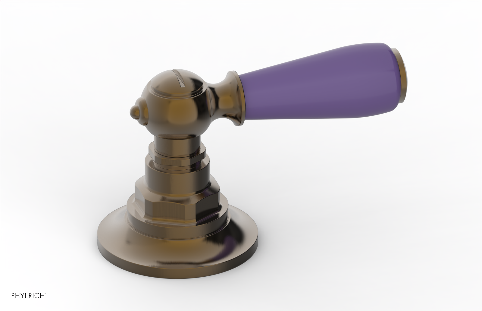 Phylrich Jamestown Volume Control/Diverter Trim with Lever Handle