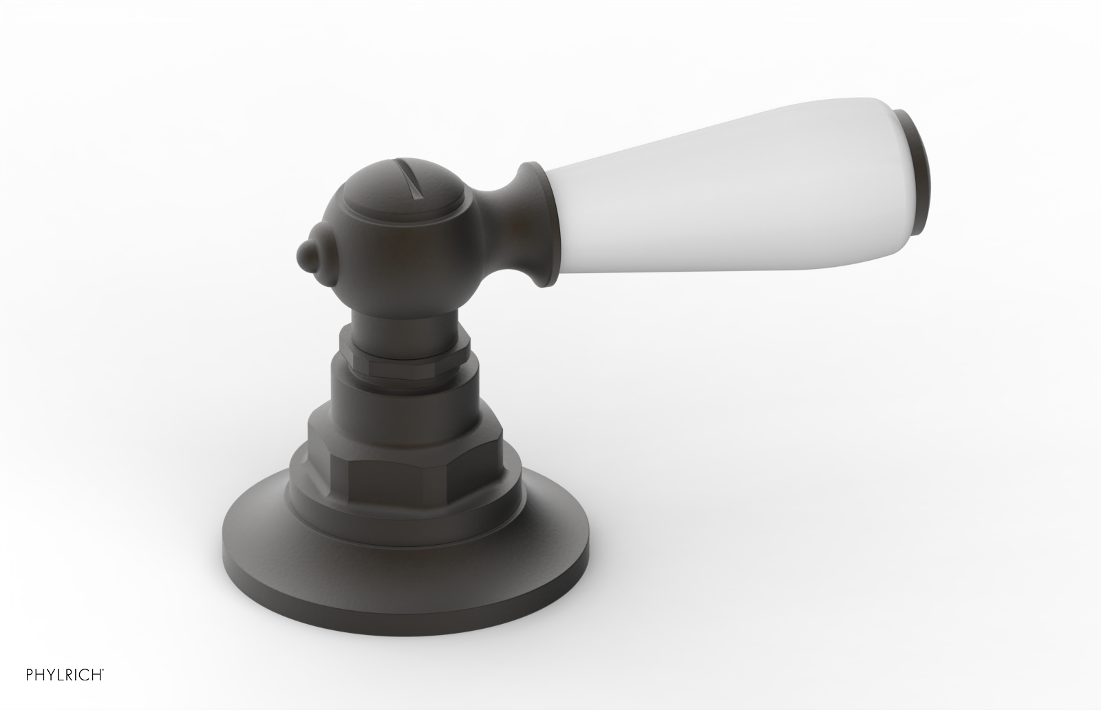 Phylrich Jamestown Volume Control/Diverter Trim with Lever Handle