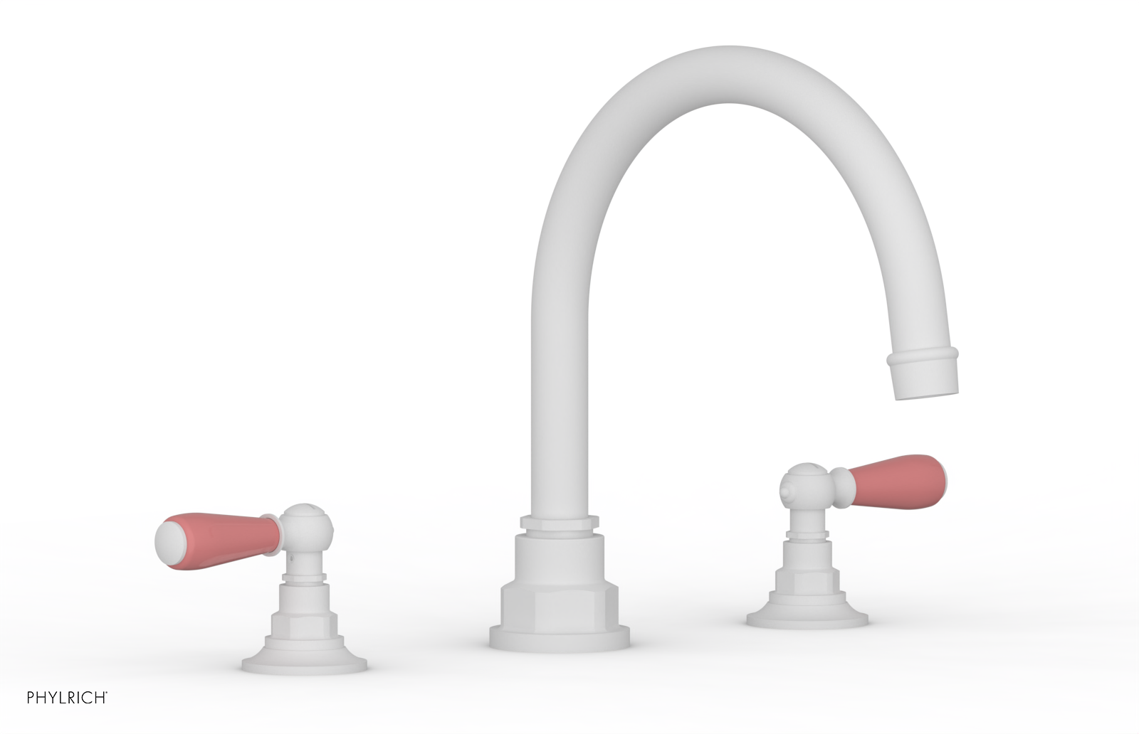 Phylrich Jamestown Deck Tub Set with Lever Handles