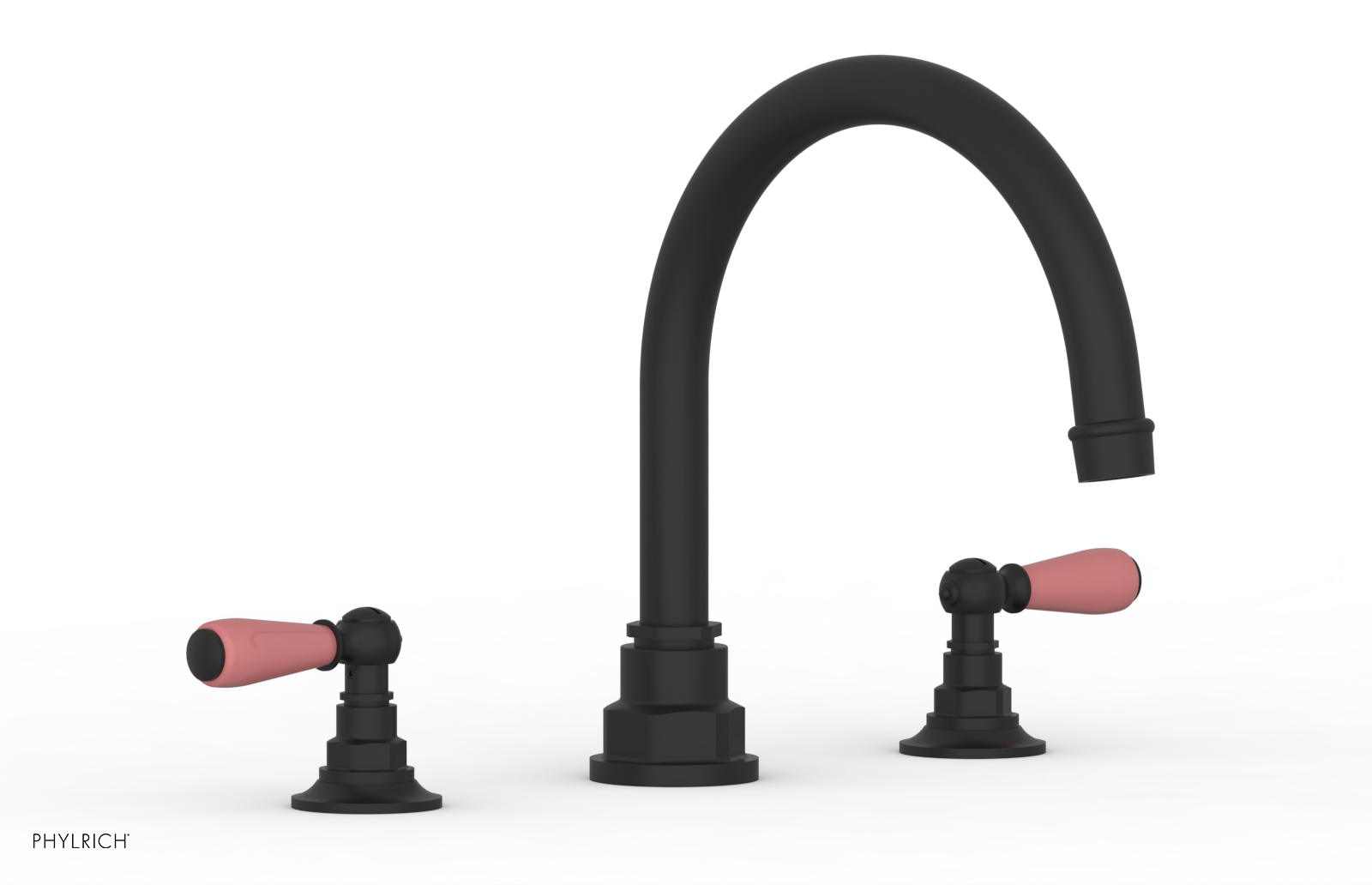 Phylrich Jamestown Deck Tub Set with Lever Handles