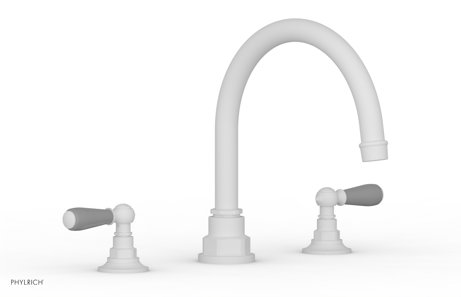 Phylrich Jamestown Deck Tub Set with Lever Handles